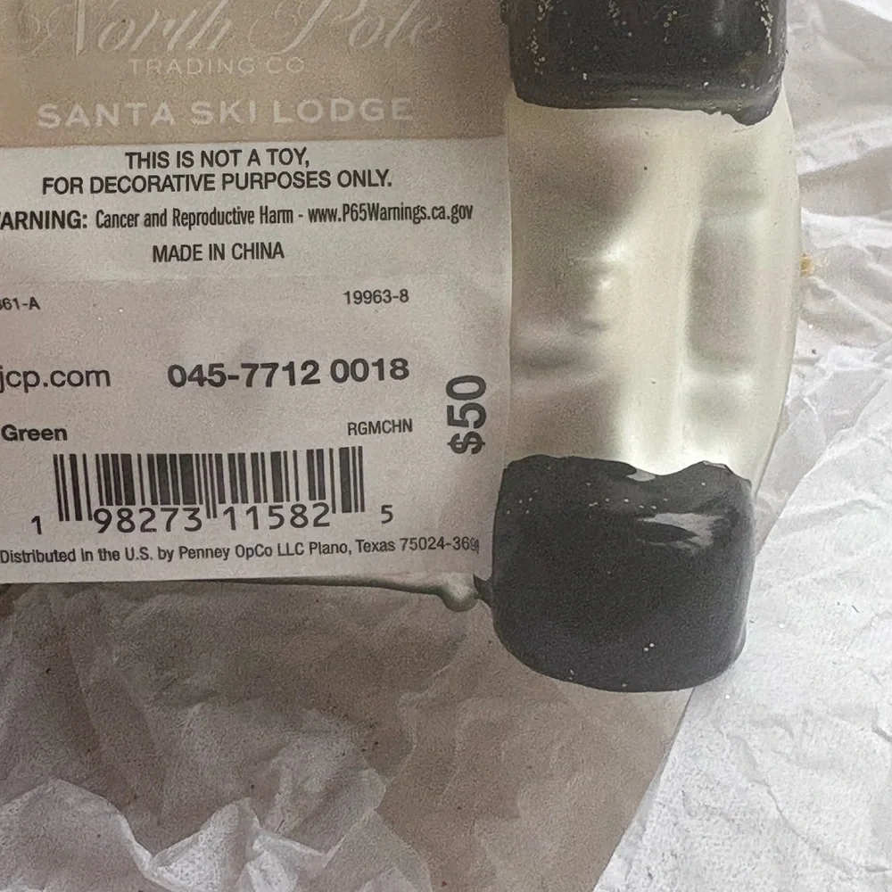 JCPenney Green and Red Holiday Truck Ornament - Picture 4 of 10